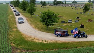 Russell Lawrence “Bowser” Williams  Ride to Bunnell Cemetery Frankfort, Indiana