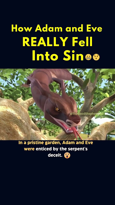 How Adam And Eve REALLY Fell Into Sin 🥺🤯 #shorts #youtube #catholic #oldtestament #jesus ##fyp