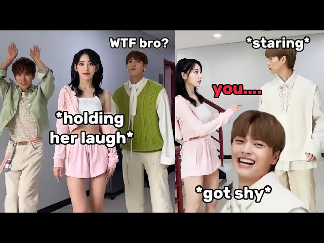 Sungjae got so shy because of Sakura (ft. Kkura funny interaction with BTOB) class=