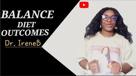 The outcome of a balance diet is essential tool for an accurate health - Holistic Hour Episode. 