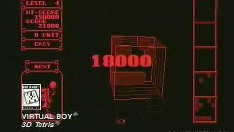3D Tetris (Virtual Boy) - Commercial