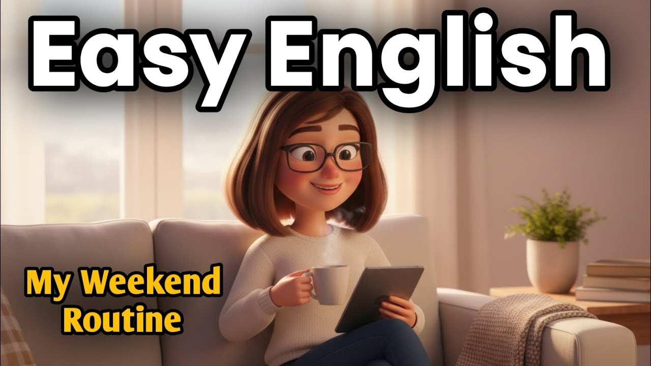 My Weekend Routine | Easy English Listening Practice for Beginners (A1–A2)