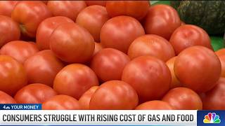 Rising food and gas costs put pressure on family budgets