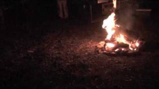 Empty Beer Bottles + Gas + Fire = Entertainment
