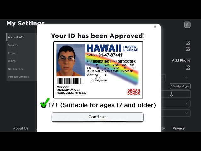 Roblox id verification fake id banned｜TikTok Search