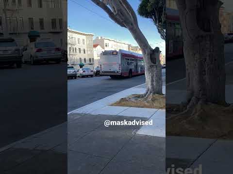 San Francisco Muni bus #8614 on route 22 Fillmore
