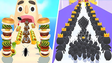 Tiny Run 🆚 Sandwich Runner🧿🌺🌈Walkthrough Android IOS 2025 New Update Gameplay 3999