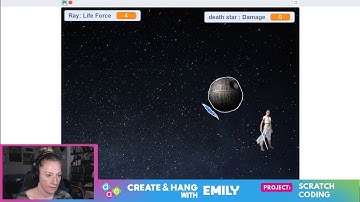 Emily Creates a Star Wars Game in Scratch with Points