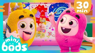 Arts and Crafts gone wrong ! | Minibods | Baby Odbbods | Kids Learn ! | Kids Cartoons