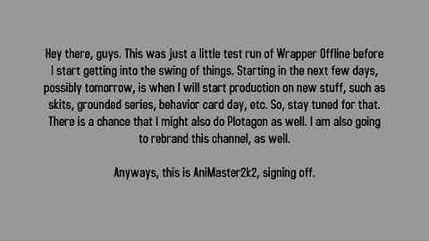 Test run of Wrapper: Offline