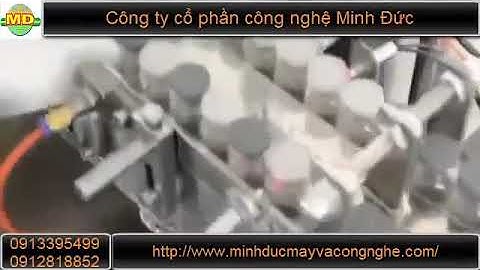 Công ty cổ phần công nghệ Minh Đức   Máy chiết chai thuốc chính xác