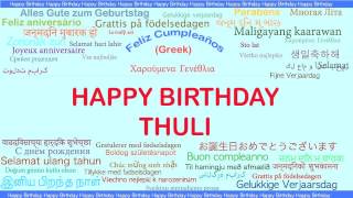Thuli   Languages Idiomas - Happy Birthday
