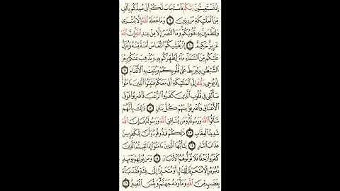 قرآن كريم للصف الأول الإعدادي الوجه الثاني من سورة الأنفال من الآية 11  21