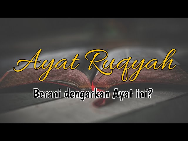 RUQYAH PENGANTAR TIDUR PENGHILANG STRESS - AYAT SUCI ALQURAN MERDU PENGANTAR TIDUR class=