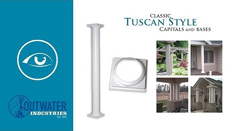 Classic Tuscan Style Capitals and Bases