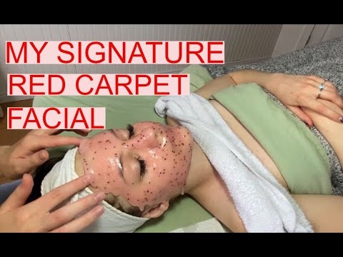 My Signature Red Carpet Facial - Using Glymed Plus, BT Micro Skin Scrubber, and Esthemax Jelly Masks