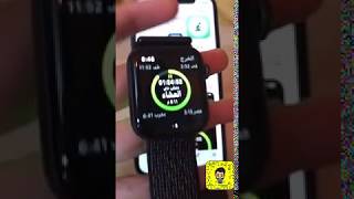 تطبيق لمعرفة اوقات الصلاه من خلال ساعة ابل screenshot 2