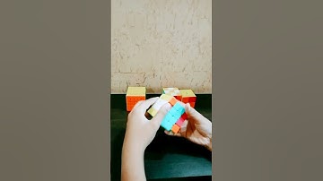 Checker board pattern on Rubik