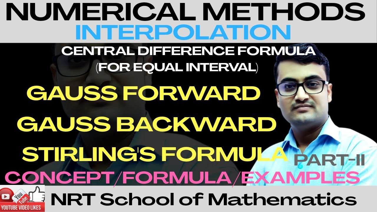 Gauss Forward Central Difference Formula 2 Gauss Backward Difference