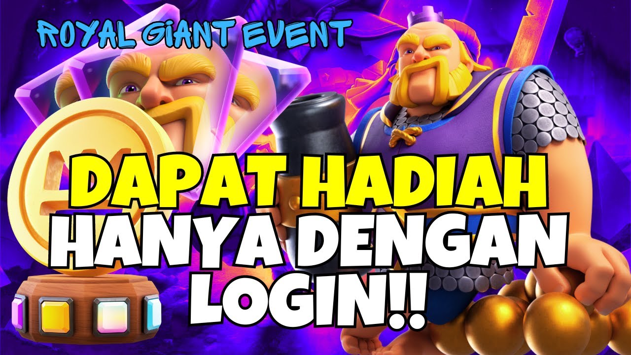 Login CR sekarang juga!! FARMING di ROYAL GIANT Event || Clash Royale ...
