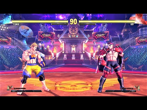 Luke vs ED (Hardest AI) - Street Fighter V