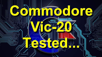 VIC-20 TESTING A TAPE WITH A PACMAN GAME JOYSTICK CONTROLLER - 8-Bit Commodore Man  Episode 2721
