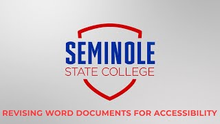 Celebrity Revising Word Documents for Accessibility Profile
