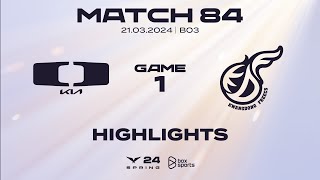 Highlights DK vs KDF | Game 1 | Tuần 9 Ngày 2 | LCK Mùa Xuân 2024