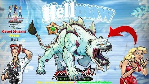 Mutant Genetic Gladiator : Hellmaw Bronze Cross Breed