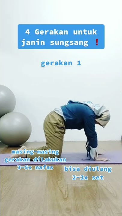 GERAKAN YOGA UNTUK JANIN SUNGSANG #tipsibuhamil