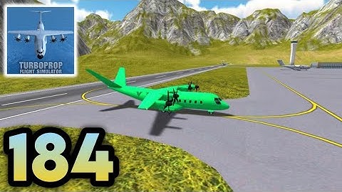 Turboprop Flight Simulator - Gameplay Walkthrough Part 184 - Landing (iOS, Android)