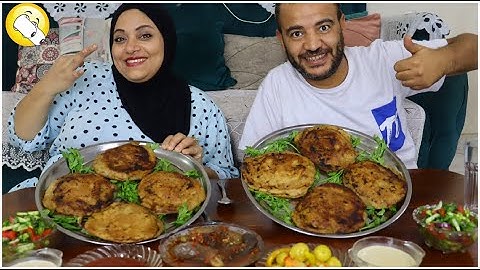 تحدي اكل/برعايه الحواوشي 8 ترغفه حواوشي لحمه مع الاضافات اللي تجنن احمد ضاع مني والعقاب 🤭