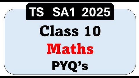 Maths PYQ