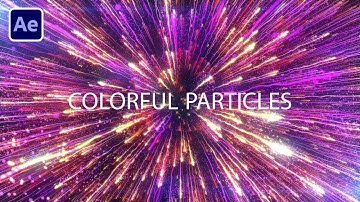 Colorful Particles Background in After Effects   After Effects Tutorial