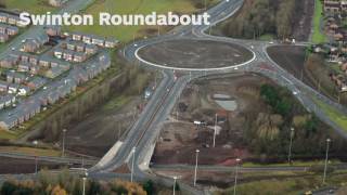 M8 M73 M74 Motorway Improvements Project - aerial stills