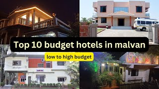 Top 10 budget hotels in malvan| budget-friendly accommodations malvan | malvan hotel