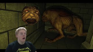 BEING ATTACKED BY A GIANT DOG AND A FLYING MEATBALL!  {DREADHALLS PART 2}