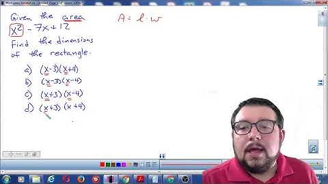 TSI - Grossi Finds the Area of a Rectangle Using Algebra