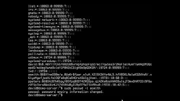Managing passwords in Ubuntu