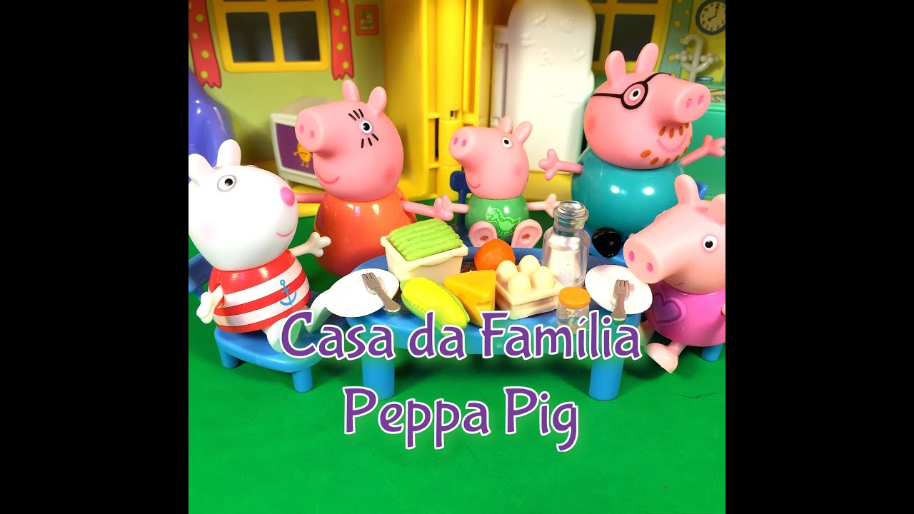 Brinquedo Casa da Peppa e sua Família - Le biscuit