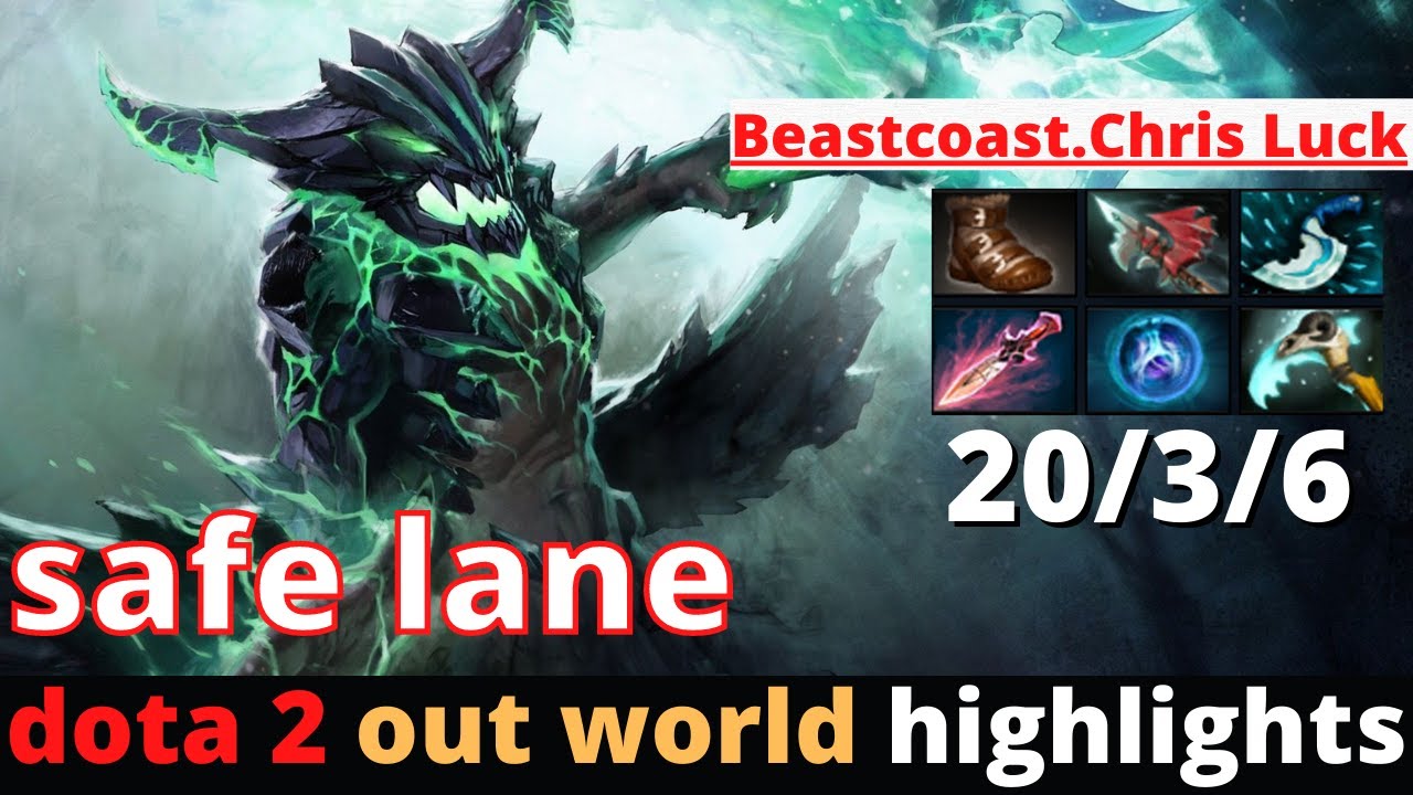 [dota 2 OD highlights] beastcoast.chris luck 20/3/6 OD highlights