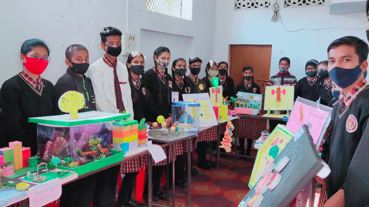 science day celebration with science models - YouTube