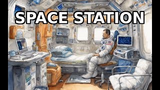 Sci-Fi Space Stations: Watercolour Impressions of Orbital Outposts