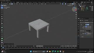 Tutorial Membuat Meja Sederhana Menggunakan Software 3D Blender  screenshot 3