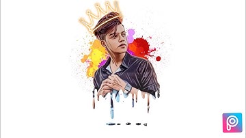 PicsArt Trendy Dripping Cartoon || PicsArt Photo Editing || PicsArt Edits