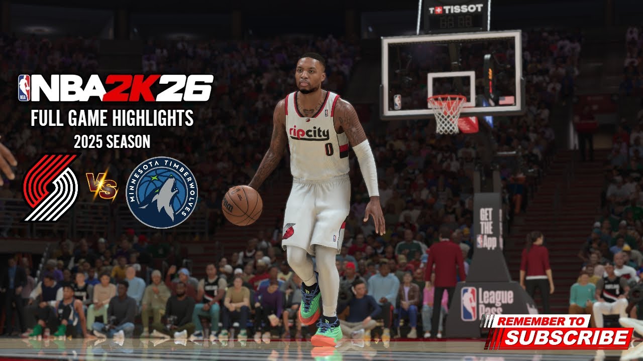 NBA 2K26 Blazers vs Timberwolves | Full Game Recap Sim Highlights