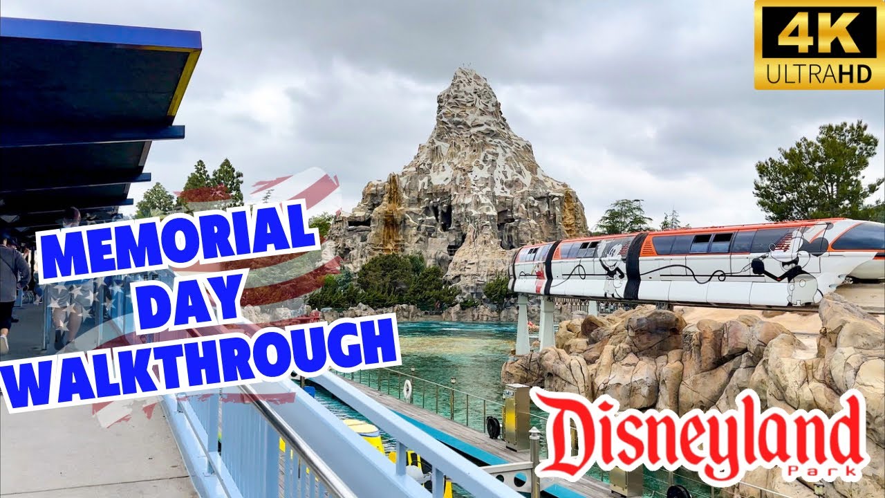Memorial Day at Disneyland | Disneyland Walkthrough May 2023