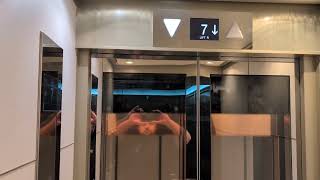 Carnival Radiance Glass Atrium Elevator