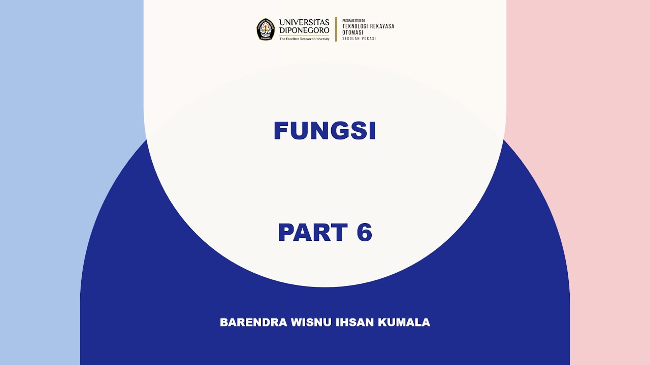 Algoritma & Pemrograman dengan Scratch dan Python, Part 6 (Fungsi ...