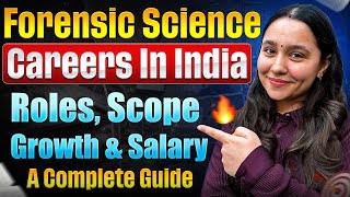 Jobs in Forensic Science in India | Diksha Sharma | Forensic Science 